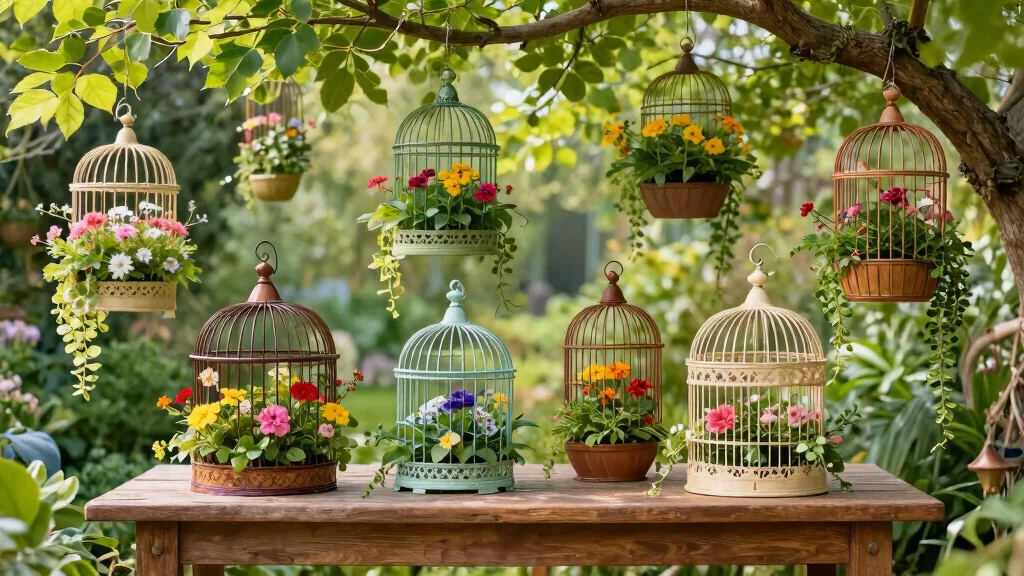 11 Bird Cage Planter Ideas That Are Romantic, Whimsical, and Totally Unexpected