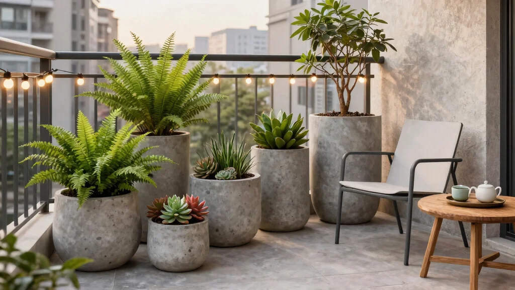 11 Cement Flower Pot Ideas For A Sleek Minimalist Long-Lasting Display