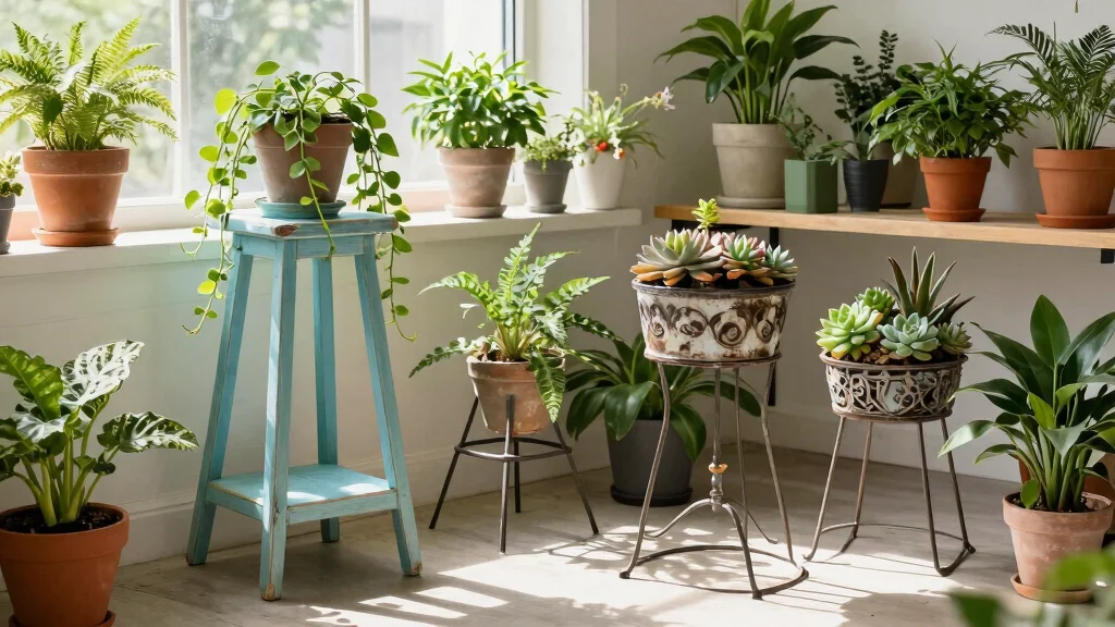 11 Plant Stand Transformation Ideas That Breathe New Life Into Tired Forgotten Pieces