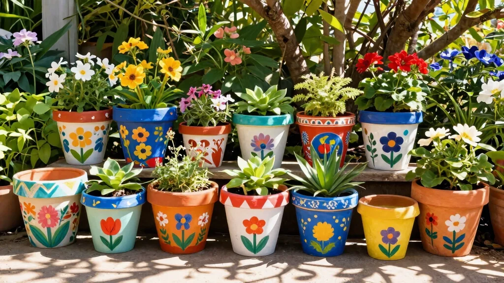 12 Hand-Painted Flower Pot Ideas That Are One-Of-A-Kind And Totally Worth The Effort