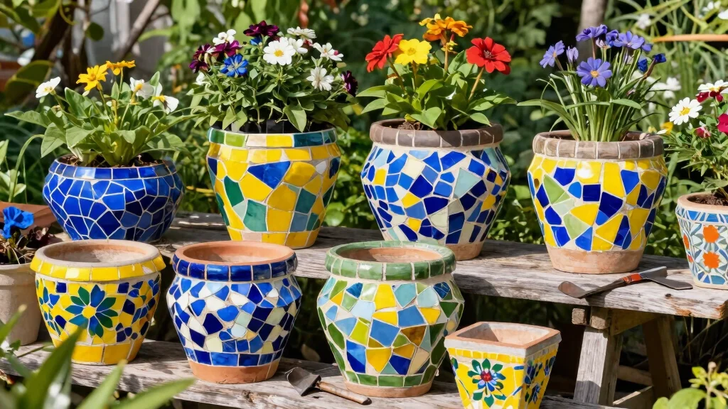 12 Mosaic Flower Pot Ideas That Turn Broken Tiles Into Something Genuinely Beautiful