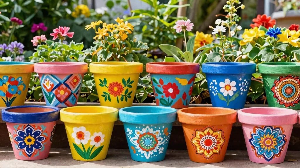 12 Painted Flower Pot Ideas That Turn A Plain Pot Into A Piece Of Art
