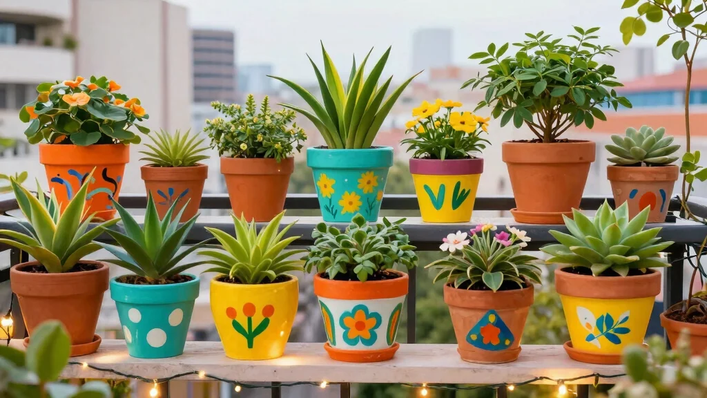 12 Painted Terracotta Flower Pot Concepts That Are Cheap Cheerful And Completely Addictive