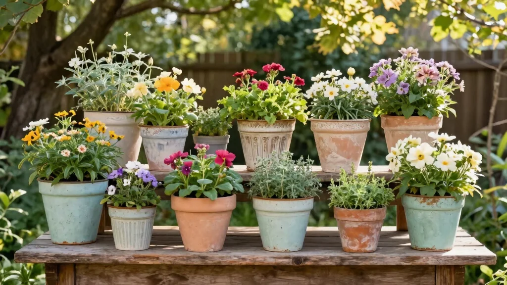 12 Vintage Flower Pot Inspirations That Bring Nostalgic Charm To Any Garden Or Windowsill