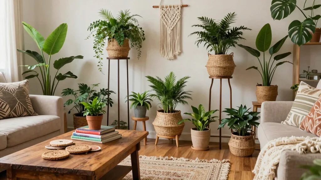 13 Boho Plant Stand Ideas For A Relaxed Eclectic Plant-Filled Home