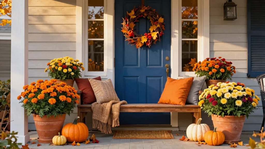 13 Fall Flower Pot Ideas For A Front Porch That Feels Warm And Welcoming