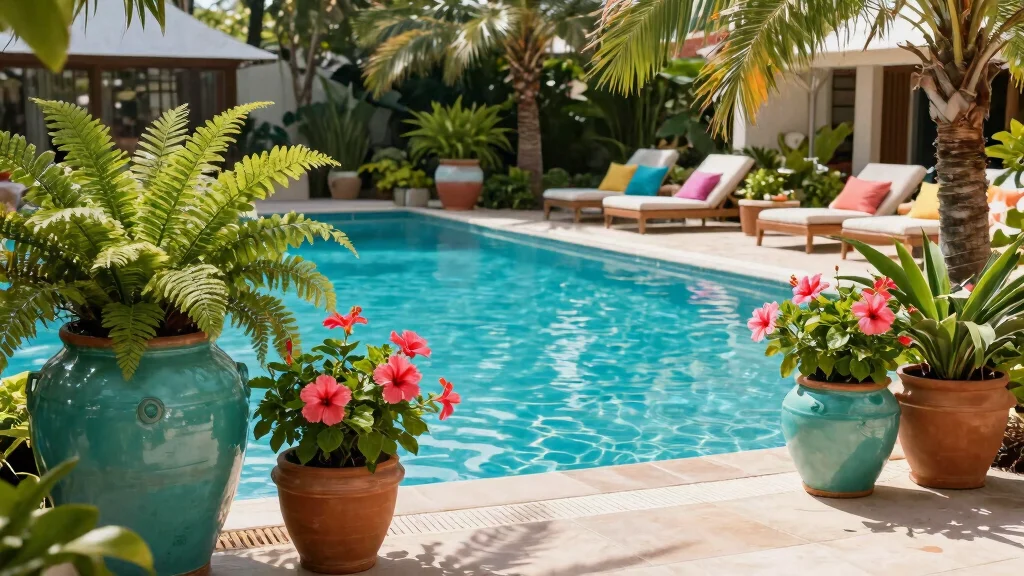 13 Poolside Planter Ideas For A Resort-Worthy Outdoor Space That Feels Effortlessly Lush