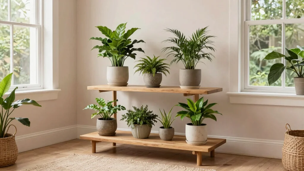 13 Tiered Indoor Plant Stand Ideas For A Lush Green Display That Fills The Room